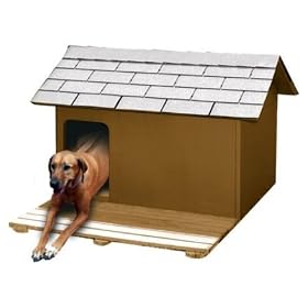 Dog House Insulated with Deck Woodworking Plan