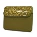 Green Graffiti Neoprene Netbook 10" Laptop Sleeve Case - MSI Wind - Acer Aspire One - Asus EEE PC - HP Mini - Cloudbook - 10" Netbook Computers and Smaller