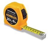 Komelon 4930IM The Professional 30-Foot Inch/Metric Scale Power Tape, Yellow