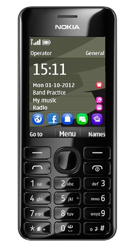 Buy Nokia 206 SIM Free Mobile Phone - Black Promo Offer