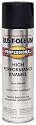 Rust-Oleum 7578838 Professional High Performance Enamel Spray Paint, Flat Black, 15-Ounce