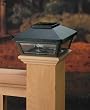 4x4 Black Solar Post Cap [CAPITOL CITY LUMBER]