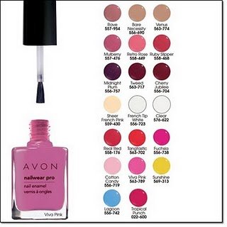 Avon Nailwear Pro Nail Tropical Punch