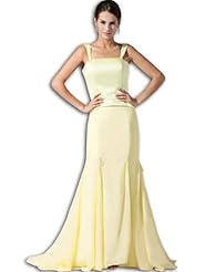 Chiffon Mermaid Fitted Crystal  Evening Dress  With Rhinestones