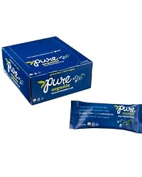 Pure Bar Organic Wild Blueberry, Raw Fruit & Nut Bar, 1.7-Ounce Bars (Pack of 12)