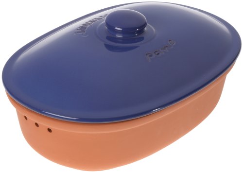 R&Ouml;MERTOPF&reg; 81092 Brottopf oval, terracotta blau Preisvergleich