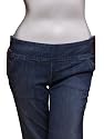 ANLO Lane Sailor Button Front Jeans in Medium Blue Wash