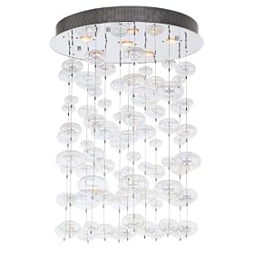 Possini Euro Floating Bubble 6-Light Round Ceiling Fixture