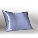 Sweet Dreams Luxury Satin Pillowcase with Zipper, Standard Size, Jewel Blue (Silky Satin Pillow Case for Hair) By Shop Bedding