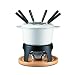 Swissmar F66645 Sierra 11-piece fondue set in white.