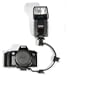 Sostenedor del soporte del flash de la Multi-posici�n de forma C para Canon Nikon Sony Olympus Fuji Panasonic Pentax DSLR