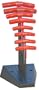 Bondhus 13189 Set of 8 Balldriver and Hex T-handles with Stand, sizes 2-10mm