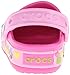 crocs Kids' Butterfly PS Light-Up Clog (Toddler/Little Kid),Neon Magenta/Carnation,11 M US Little Kid