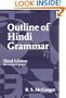 Outline of Hindi Grammar: With Exercises