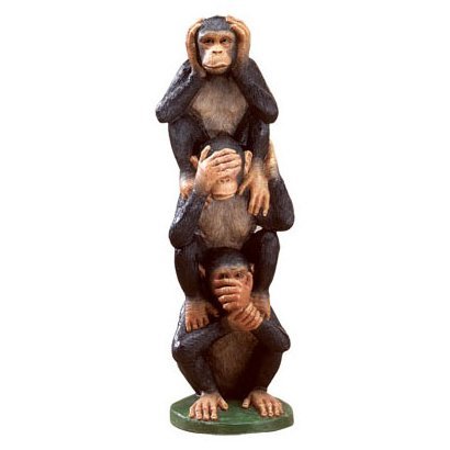 Cover image : See/Hear/Speak No Evil Monkeys