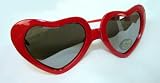 Adorable Sweet Heart Sunglasses Red with Black lenses