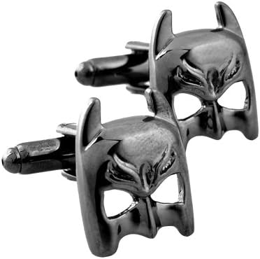 FDDealz - 3D Black Batman Mask Cufflinks
