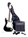 CSE-38 Electric Guitar Pack (Black) with 10 Watt Amp and Accessories, Free Shipping