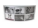 Funky Wooden Photo Frame - Silver 6 Multi Photo