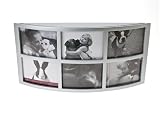 Funky Wooden Photo Frame - Silver 6 Multi Photo