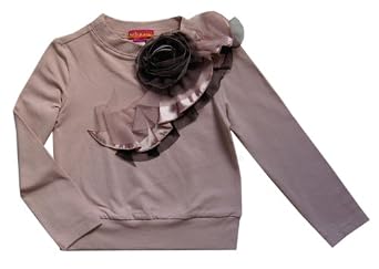 Kate Mack Sophisticated Satin and Tulle Blouse