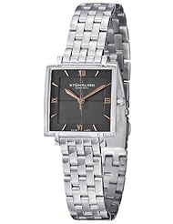 Stuhrling Original Womens 424.121154 Classic Ascot Saratoga Elite Swiss Quartz Ultra Slim Stainless Steel Bracelet Watch