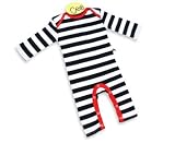 Crib Striped Black and White Playsuit (18-24 Months)