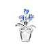 Produkt-Bild: Swarovski Kristallfiguren Vergissmeinnicht 626873