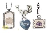 Sacramento Kings Heart Bracelet/Necklace/Cell Phone Charm Package