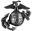 Pewter USMC Marine Corps Logo Insignia Pin