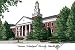 Tennessee Technological University Lithograph 14x10 Limited Edition Unframed Lithogra...