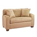 Capri Oversize Microsuede Sleeper Chair - Khaki