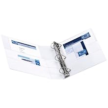 Avery Durable View Binder with 2 Inch Gap Free Slant Ring, White, One Binder (9501)