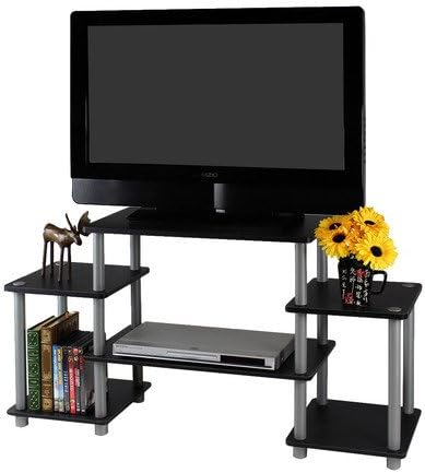 Home Loft Concept 23" Flat Screen TV Stand (ฺBlack/Grey)