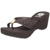 Yellow Box Womens Benefit Wedge Sandal