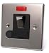 BLACK NICKEL SWITCHED SPUR UNIT C419BNB