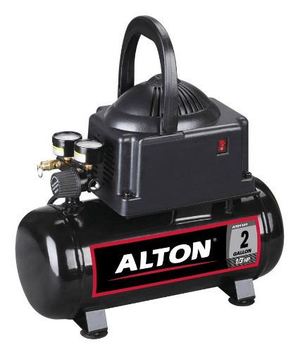 Alton AT01101 Portable 2-Gallon Hotdog Tank Oil-Free Air Compressor