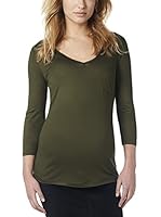 Esprit Maternity Camiseta Manga Larga Premamá (Oliva)