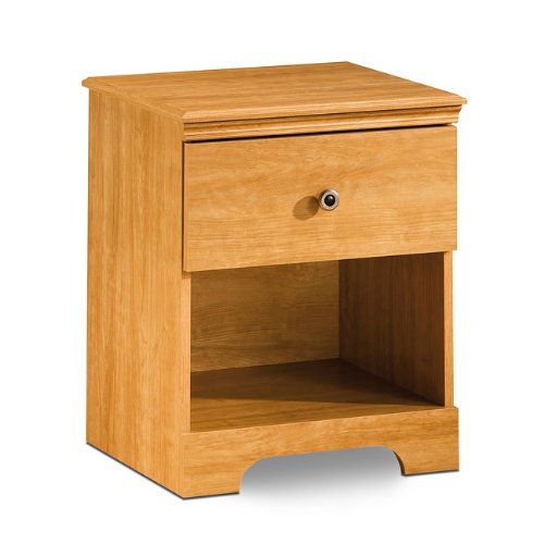 Youth Contemporary Style Maple Finish Night Stand Youth Contemporary Style Maple Finish Night Stand