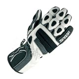 Spada Leather Gloves Axis Black/ White Size L