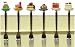 Gift Boxed Stainless Steel Sliced Cake Forks Set / 6