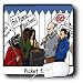 Londons Times Funny Society Cartoons - Picket Fence - Mouse Pads Image