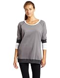Hknb Heidi Klum For New Balance Women's Flashdance Sweatshirt, Grey/Charcoal, Large