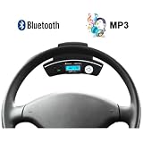 All Land Networking Steering Wheel Shape Car MP3 Player FM Transmitter, Bluetooth... 