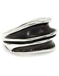 Zina Sterling Silver "Waves Collection" Waves Ring