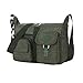 Robot Bee Women Messager Casual Nylon Shoulder Crossbody Handbag Army Green