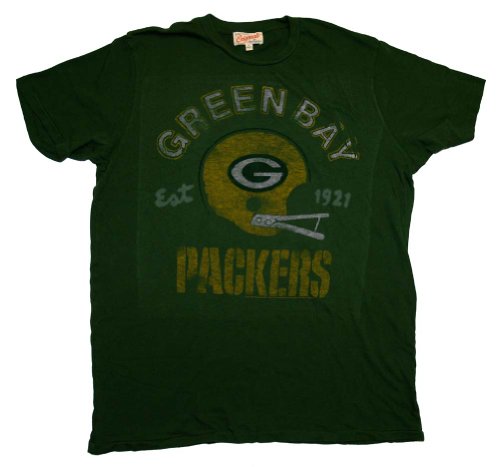 Green Bay Packers Team NFL Football Junk Food Originals Vintage Style Soft T-Shirt Tee Select Shirt Size: Small