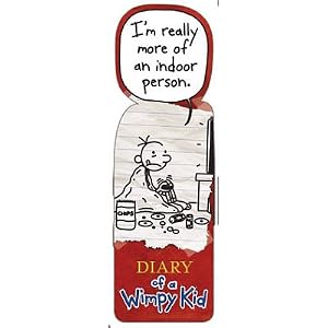Amazon.com: (2x6) Diary of a Wimpy Kid Indoor Person Bookmark: Prints ...
