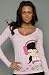 Harajuku Lovers The Winter Love Top,Tops (L/S) for Women