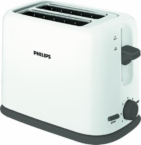 Philips Philips 2 slice toaster white 950W 7
